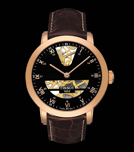 Tissot sculpture line mechanical 18k gold sales