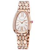 Serpenti Seduttori Rose Gold Semi Paved Bracelet