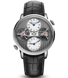 Double Tourbillon Escapement 18K White Gold
