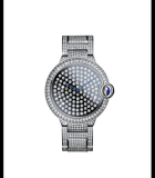 Ballon Bleu Vibrating Setting Pave White Gold