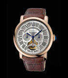 Rotonde de  Cartier single push-piece tourbillon chronograph