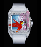 Santos 100  medium model hummingbird motif