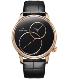Grande Seconde Off-Centered Black Jade