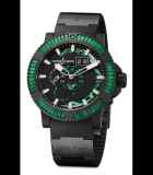 Marine Perpetual GreenSapphires Steel with Vulcanized Black Rubber