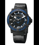 Marine Perpetual Blue Sapphires Steel with Vulcanized Black Rubber