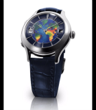 Galet Traveller Enamel World White Gold