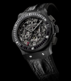Classic Fusion Chronograph Aero Las Vegas Black Diamonds Black Ceramic
