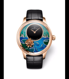 Petite Heure Minute Relief Carps Red Gold