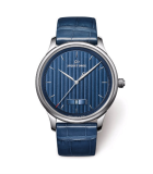 Grande Heure Minute Quantiemer Cotes de Geneve Steel