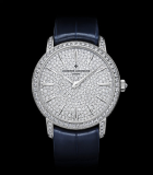 Patrimony Traditionnelle Lady Small Model Pave White Gold