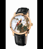 Classico Pheasants and Flowers Rose Gold