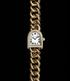 Stirrup Petite Link Diamonds Rose Gold