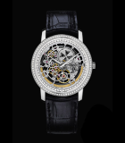 Patrimony Traditionnelle Openworked Diamond-set Self-winding